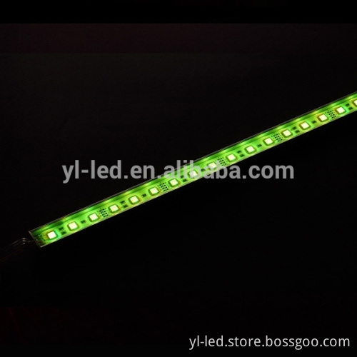 Waterproof SMD 5050 led rigid strip corner aluminum profile , led rigid bar V shape aluminum profile